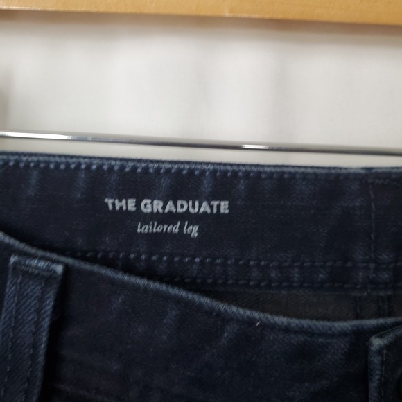 AG Adriano Goldschmied Jeans Mens 38x34 The Graduate Tailored Leg Stretch Blue - Picture 9 of 10